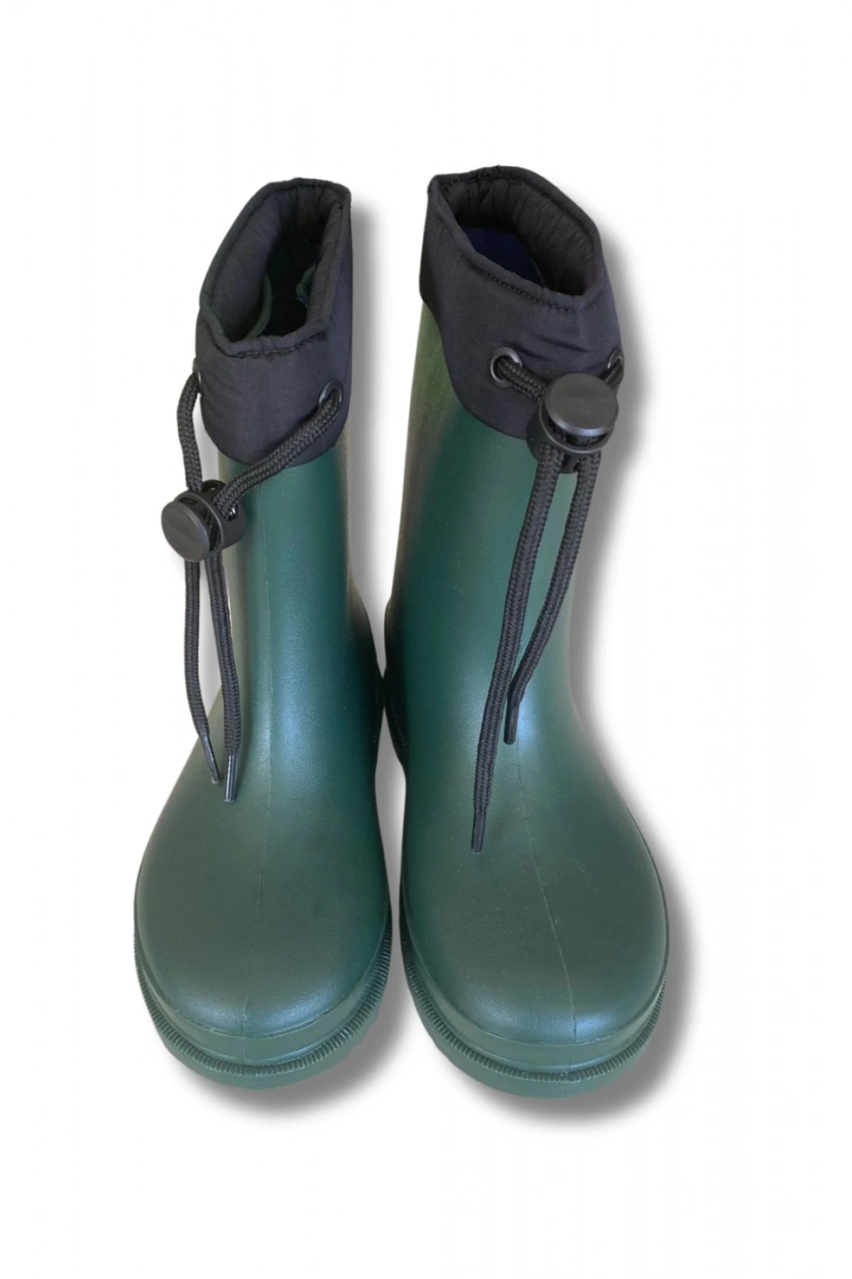 Konçlu Erkek Çocuk Yağmur Çizmesi 26-35 Yeşil