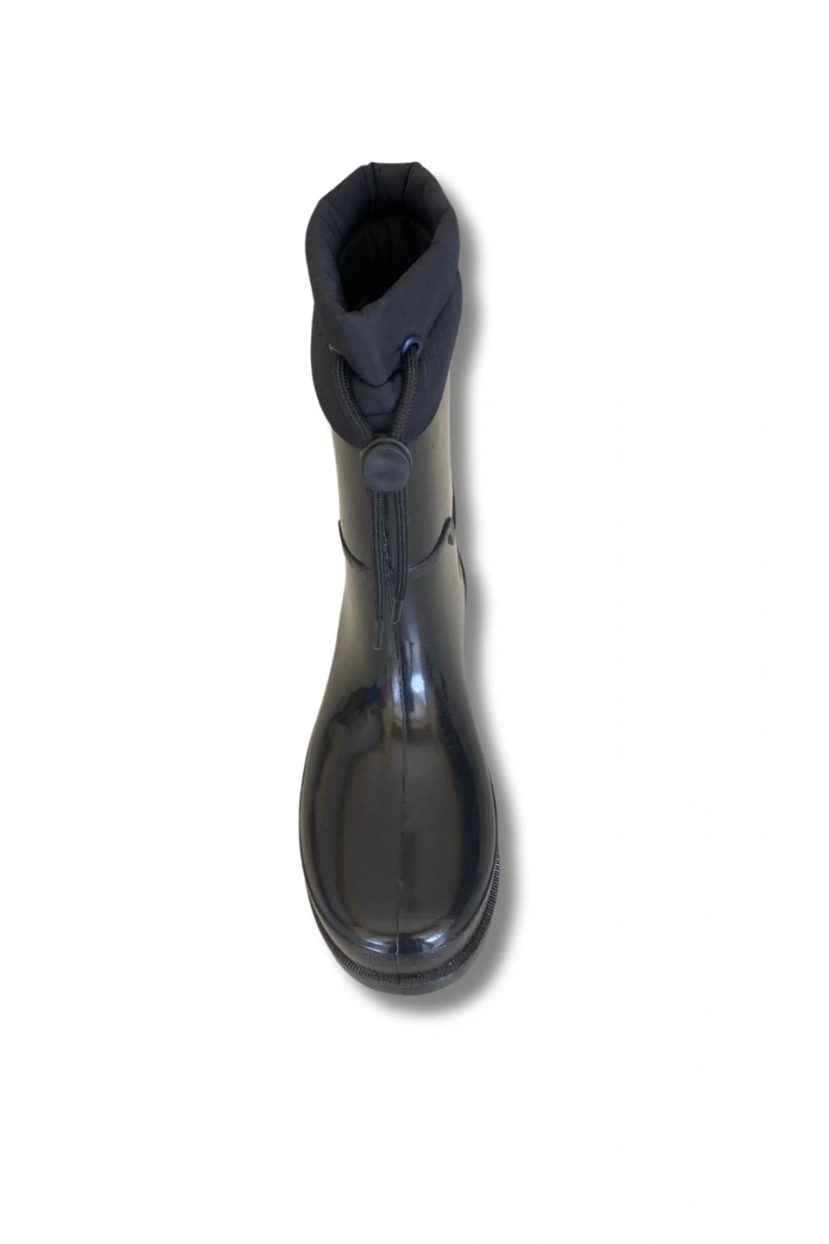 Konçlu Peluşlu Kadın Yağmur Çizmesi 36-40 Siyah