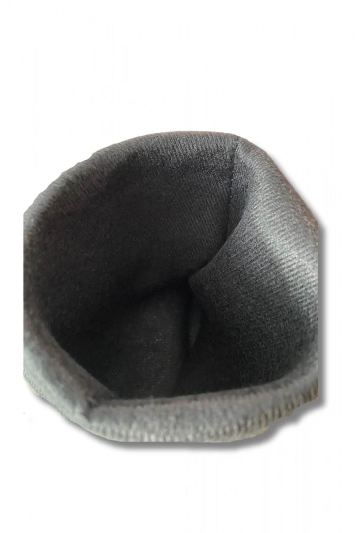 Konçlu Peluşlu Kadın Yağmur Çizmesi 36-40 Koyu Yeşil