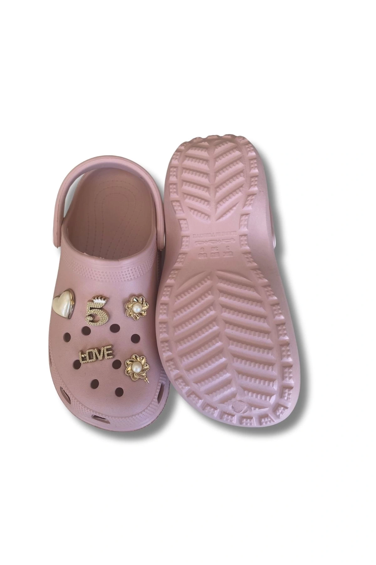 Lovita C.r.o.c.s Model Terlik 36-40 Pudra