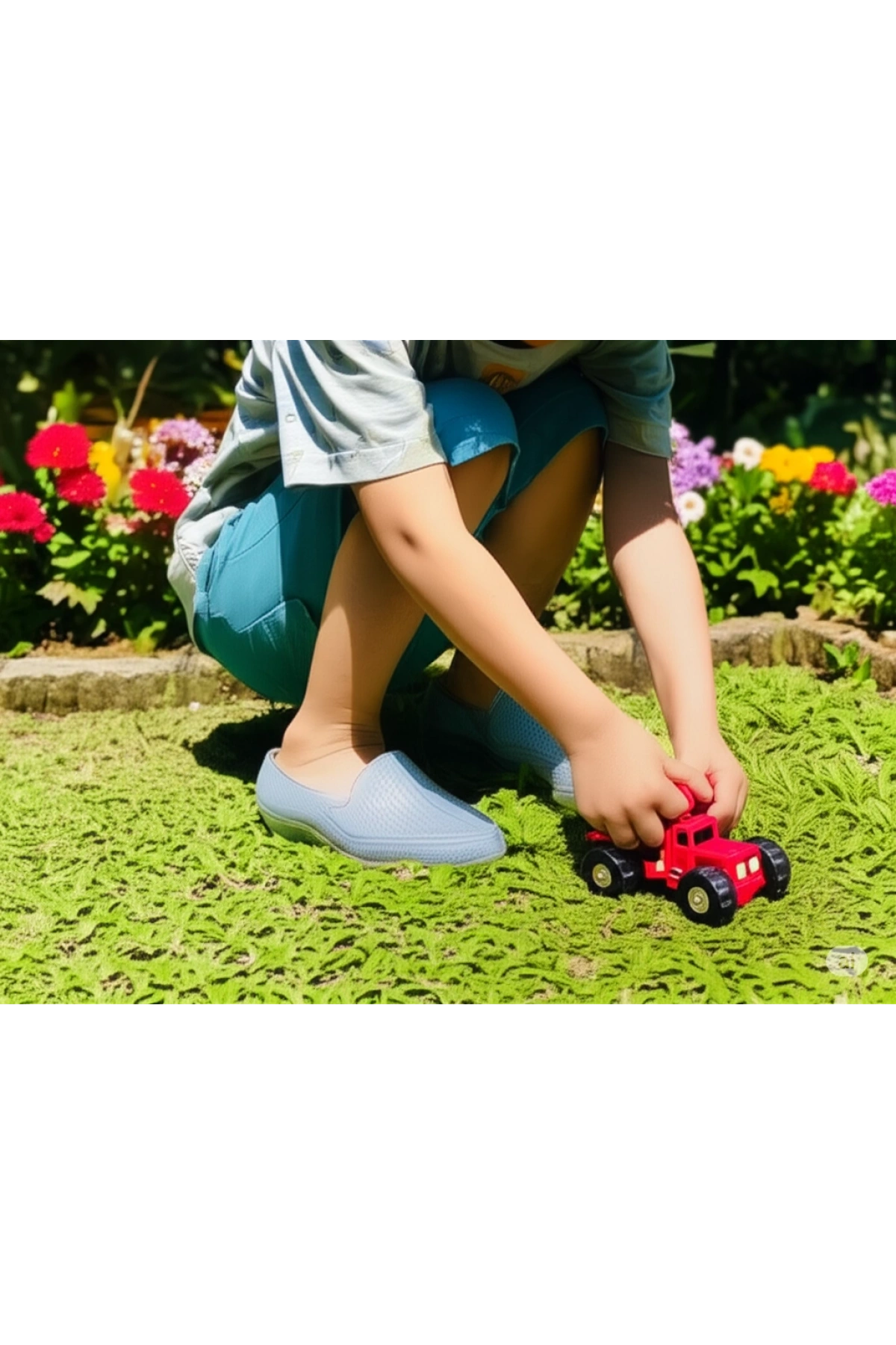 Makosen Erkek Çocuk Bahçe ve Tarım Ayakkabısı 21-25 Gri