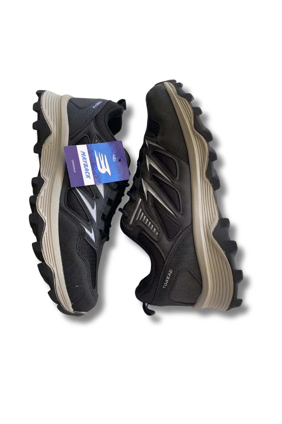 Mayback Unisex Spor Ayakkabı 36-40 Siyah Füme