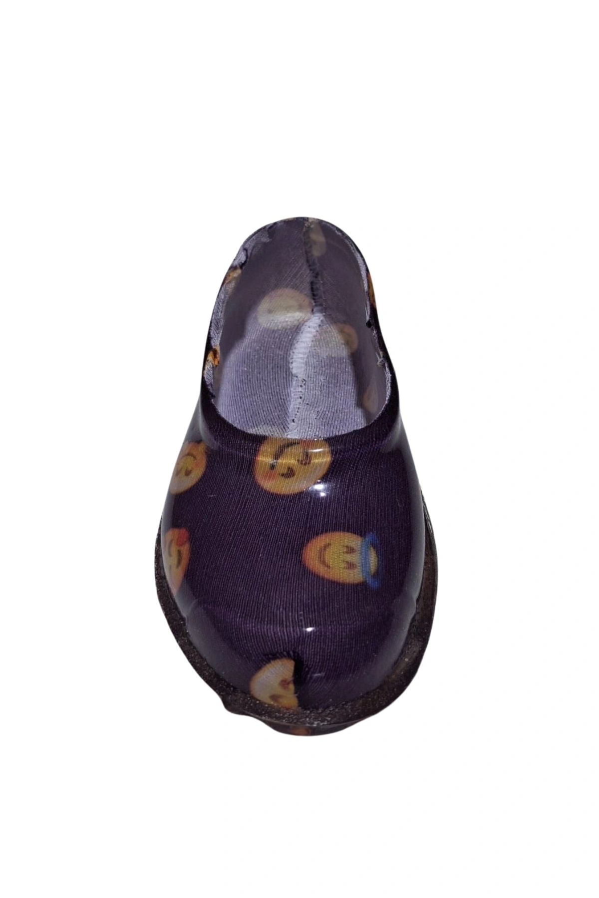 Patik Bahçe ve Tarım Kız Çocuk Ayakkabısı 21-30 Mor Emojili