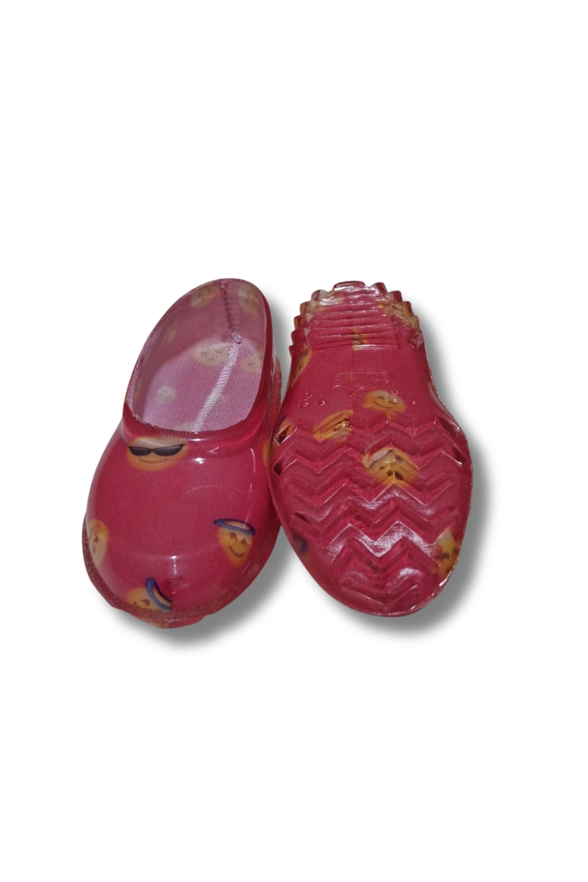 Patik Bahçe ve Tarım Kız Çocuk Ayakkabısı 21-30 Pembe Emojili