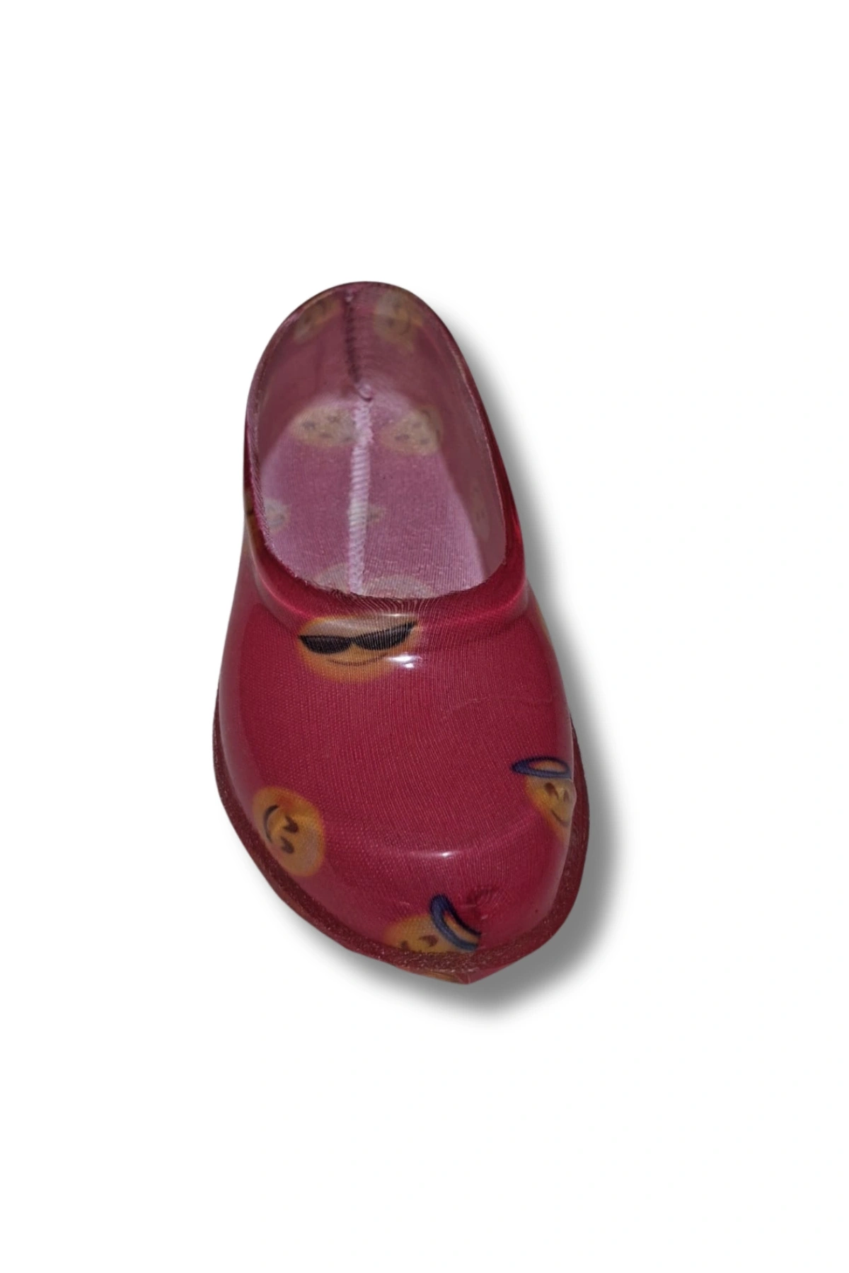 Patik Bahçe ve Tarım Kız Çocuk Ayakkabısı 21-30 Pembe Emojili