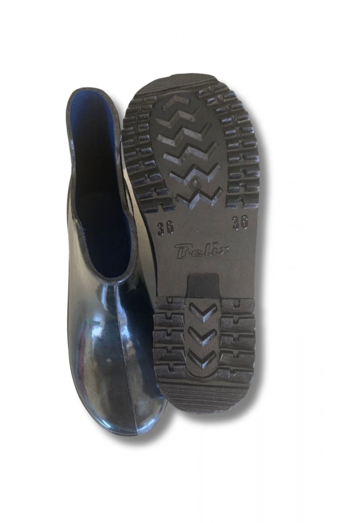 Potin Kadın Yağmur Botu 36-40 Siyah