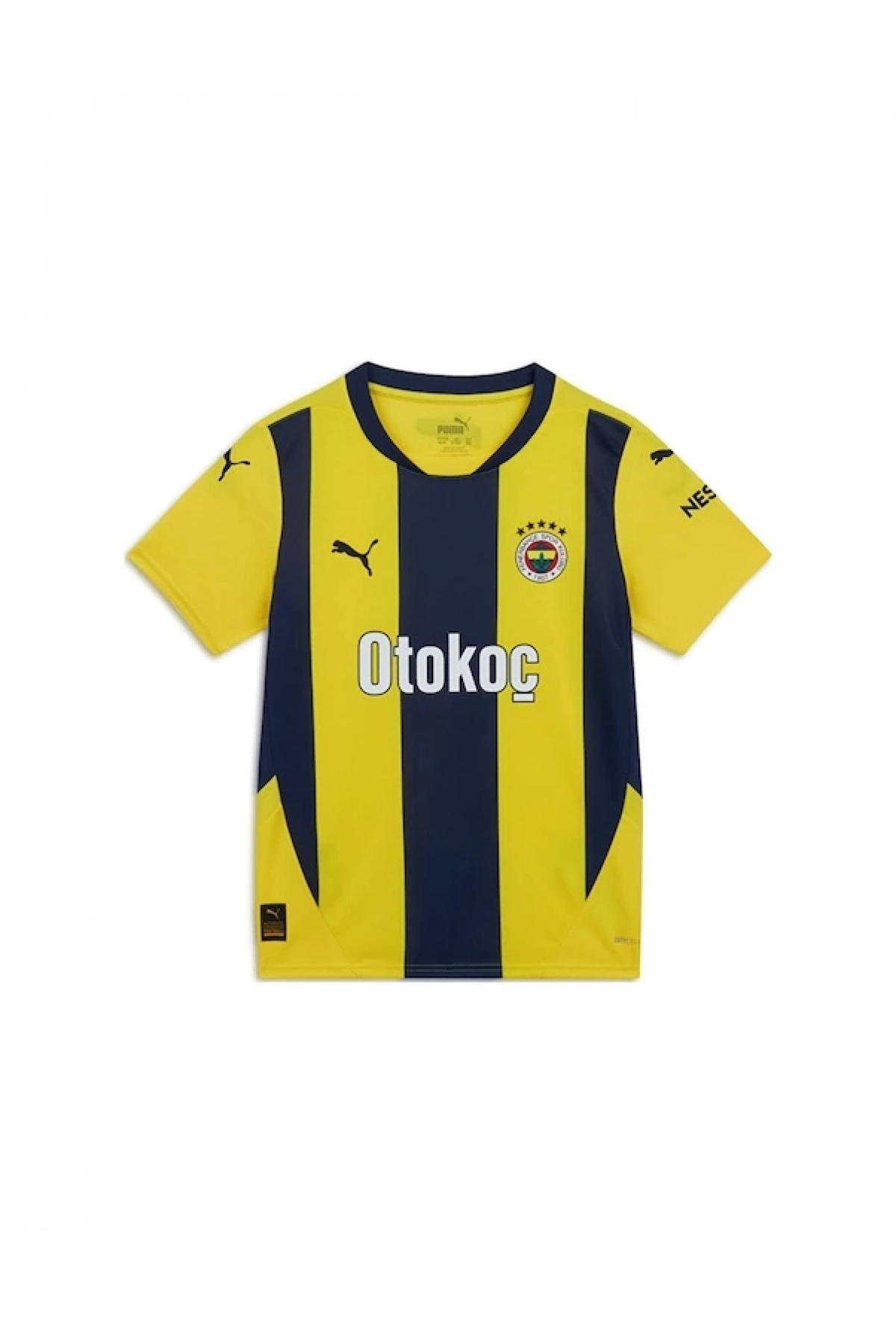 Puma 775364-01 Fenerbahçe 24/25 Çocuk Unisex İç Saha Çubuklu Forması Sarı-Lacivert