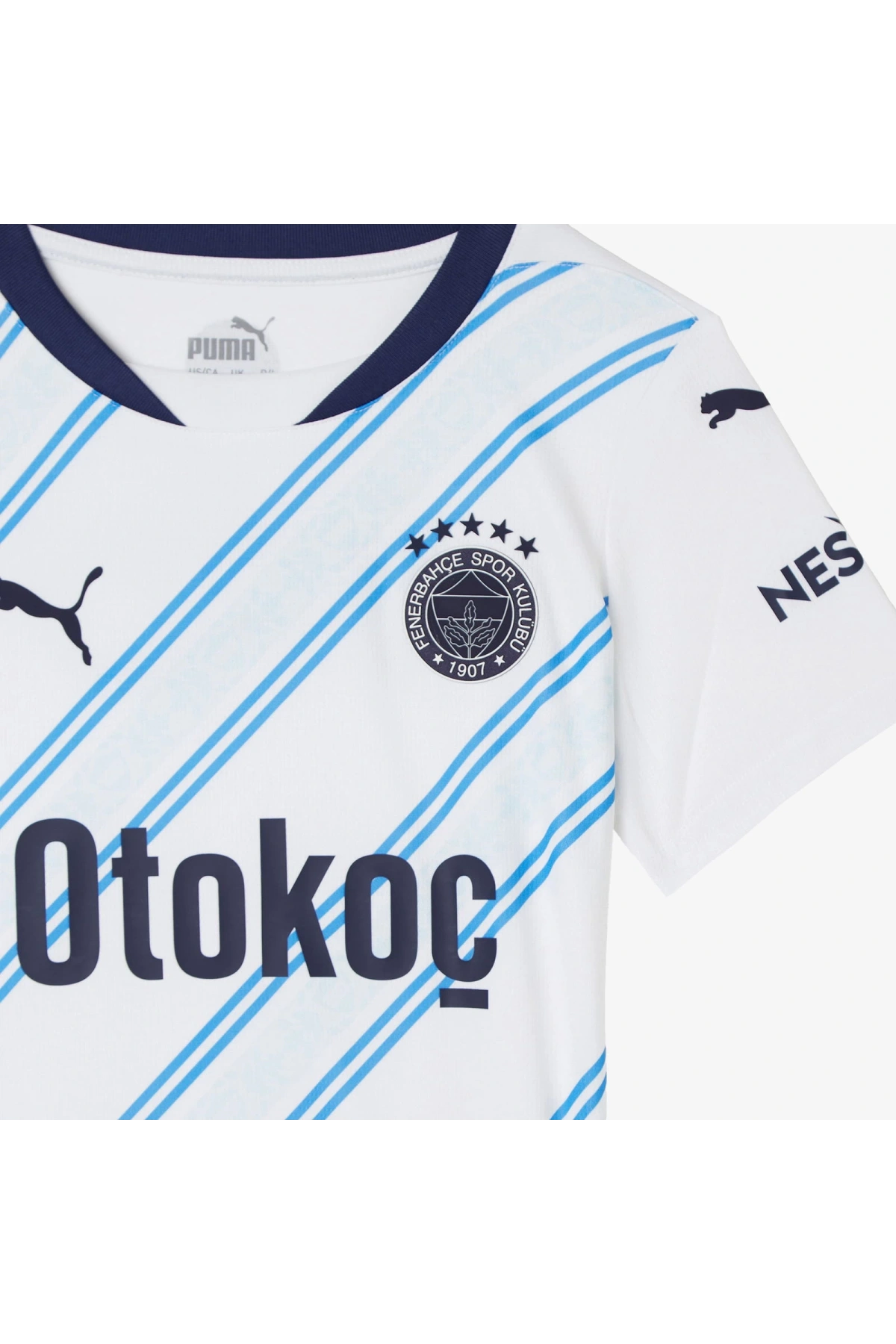 Puma 775371-02 Fenerbahçe 24/25 Çocuk Unisex Deplasman Forması Beyaz-Lacivert