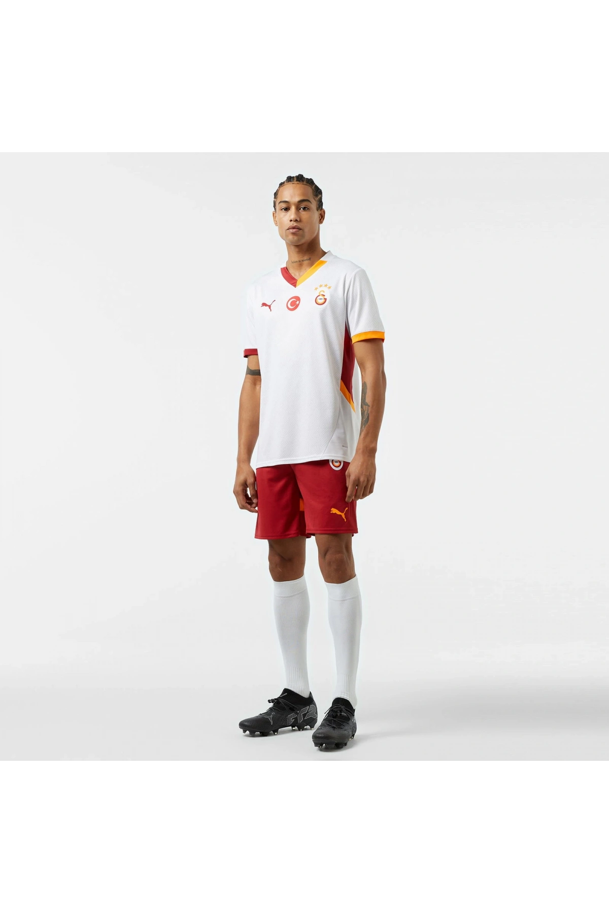 Puma 779652-02 Galatasaray 24/25 Erkek Deplasman Forması Beyaz