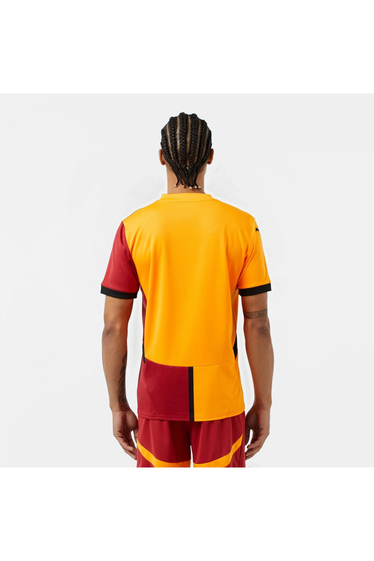 Puma 779656-01 Galatasaray 24/25 Kadın İç Saha Parçalı Forması Sarı-Kırmızı