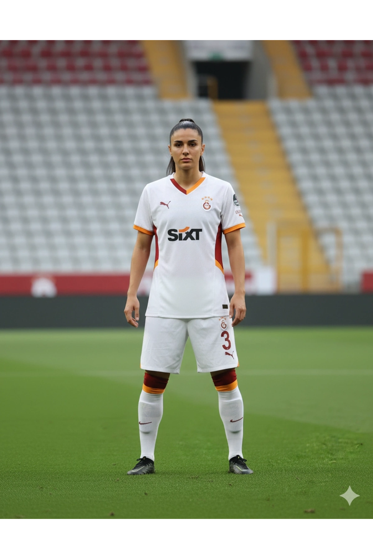 Puma 779657-02 Galatasaray 24/25 Kadın Deplasman Forması Beyaz