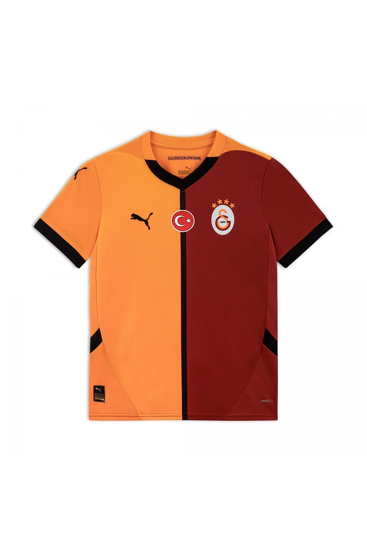 Puma 779659-01 Galatasaray 24/25 Çocuk Unisex İç Saha Parçalı Forma Sarı-Kırmızı