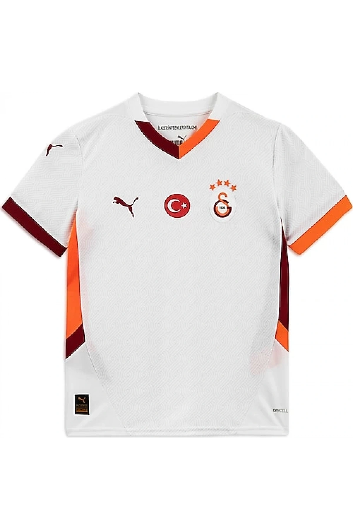 Puma 779660-02 Galatasaray 24/25 Çocuk Unisex Deplasman Forması Beyaz