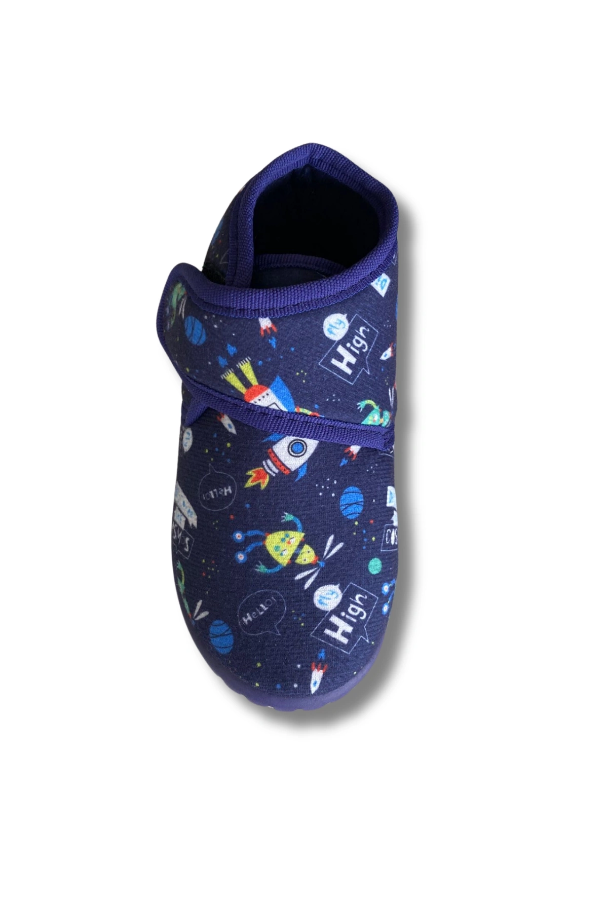 Soylu Yumuşak Nakışlı Gezegenli Erkek Çocuk Pandufu