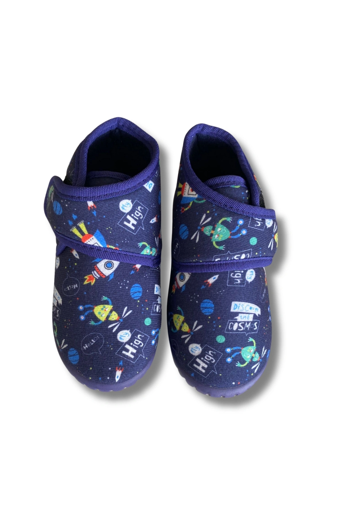 Soylu Yumuşak Nakışlı Gezegenli Erkek Çocuk Pandufu