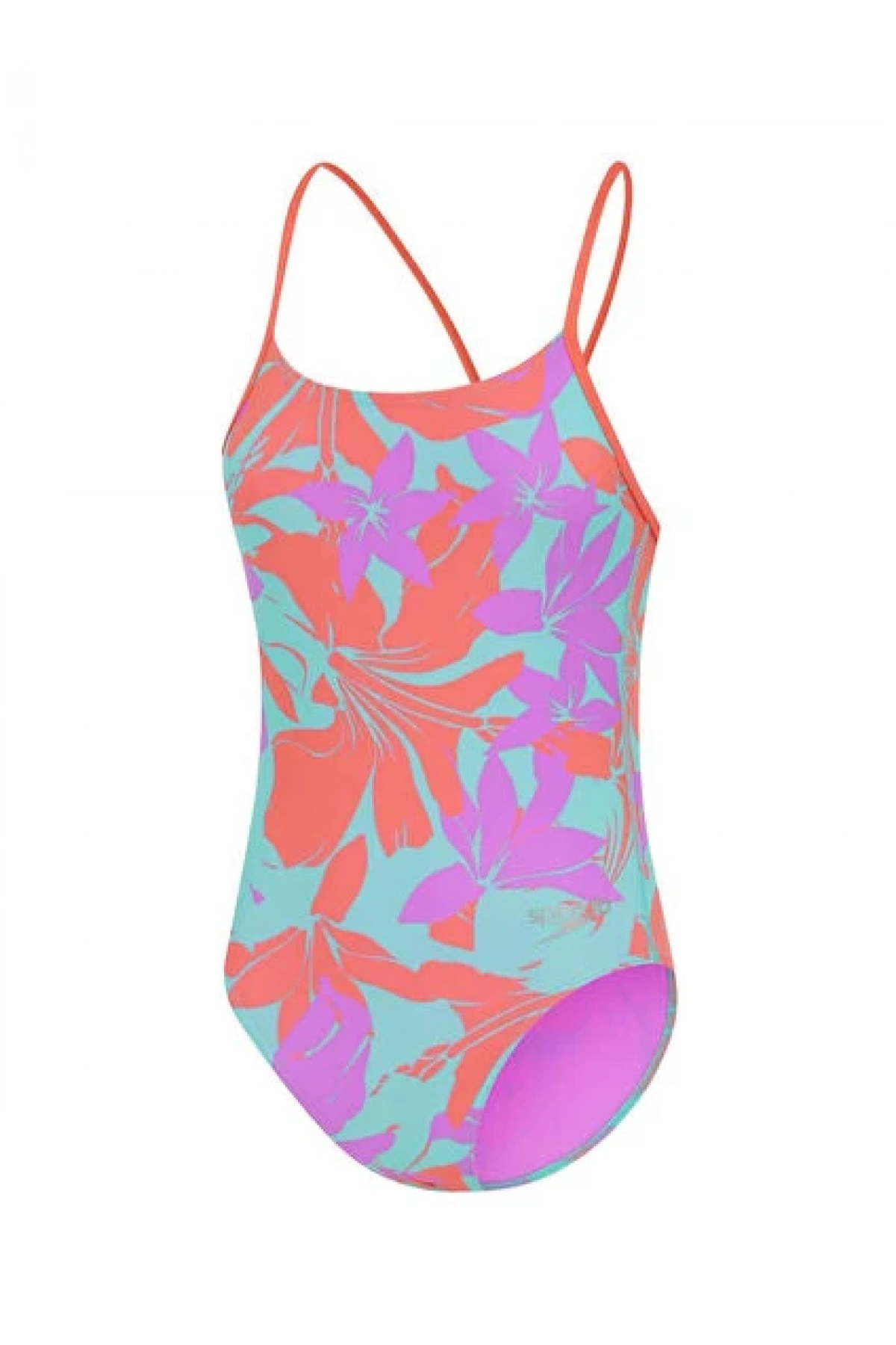 Speedo Alv Lline Bk 1pc Jf Purple Kız Çocuk Mayosu Mor