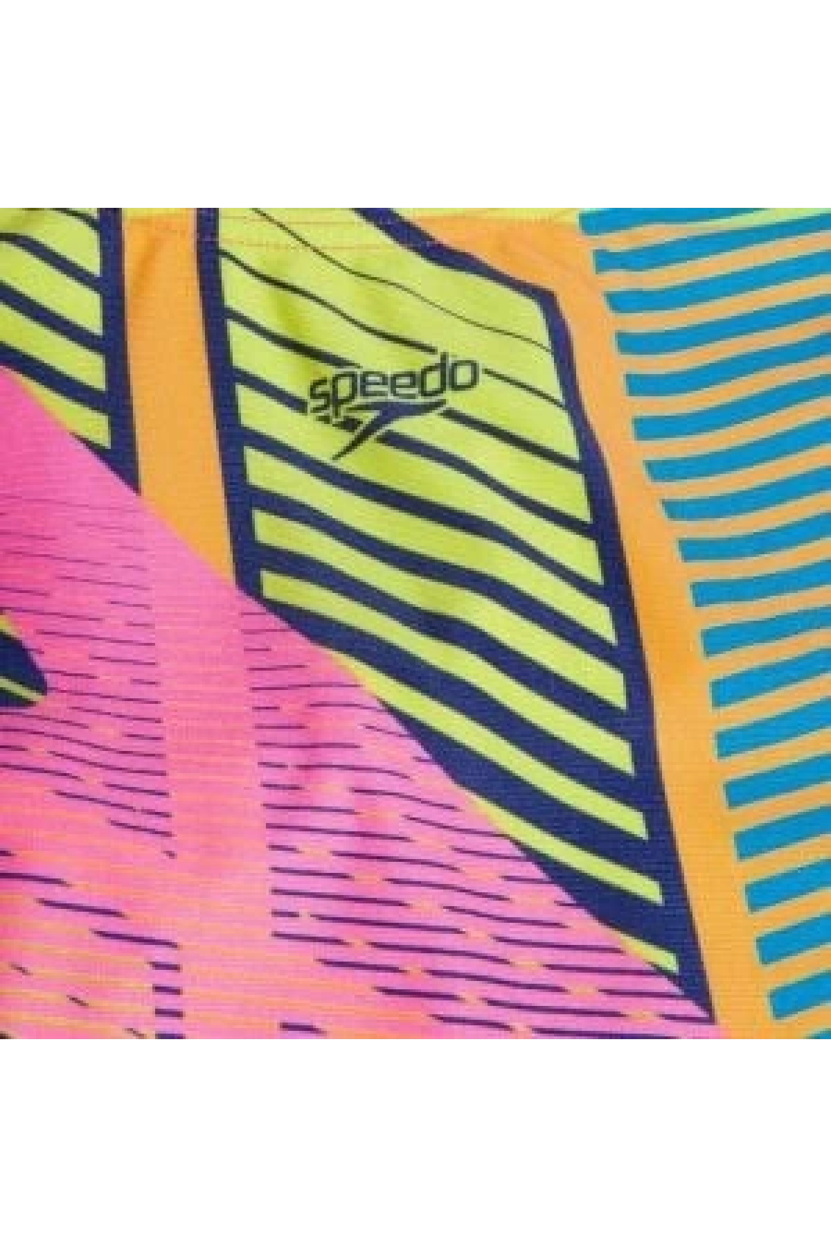 Speedo Digital Baskı Splashback Kız Çocuk Yüzücü Mayosu Gökkuşağı