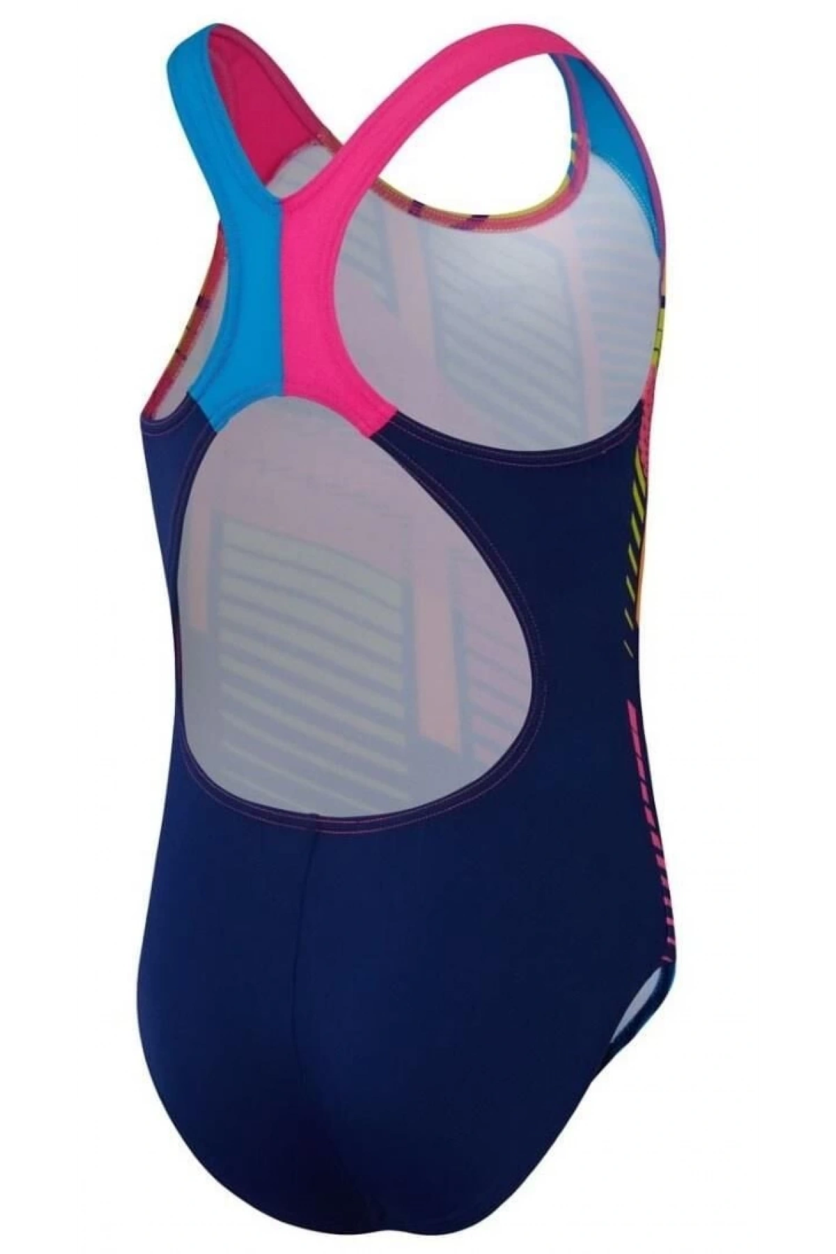 Speedo Digital Baskı Splashback Kız Çocuk Yüzücü Mayosu Gökkuşağı