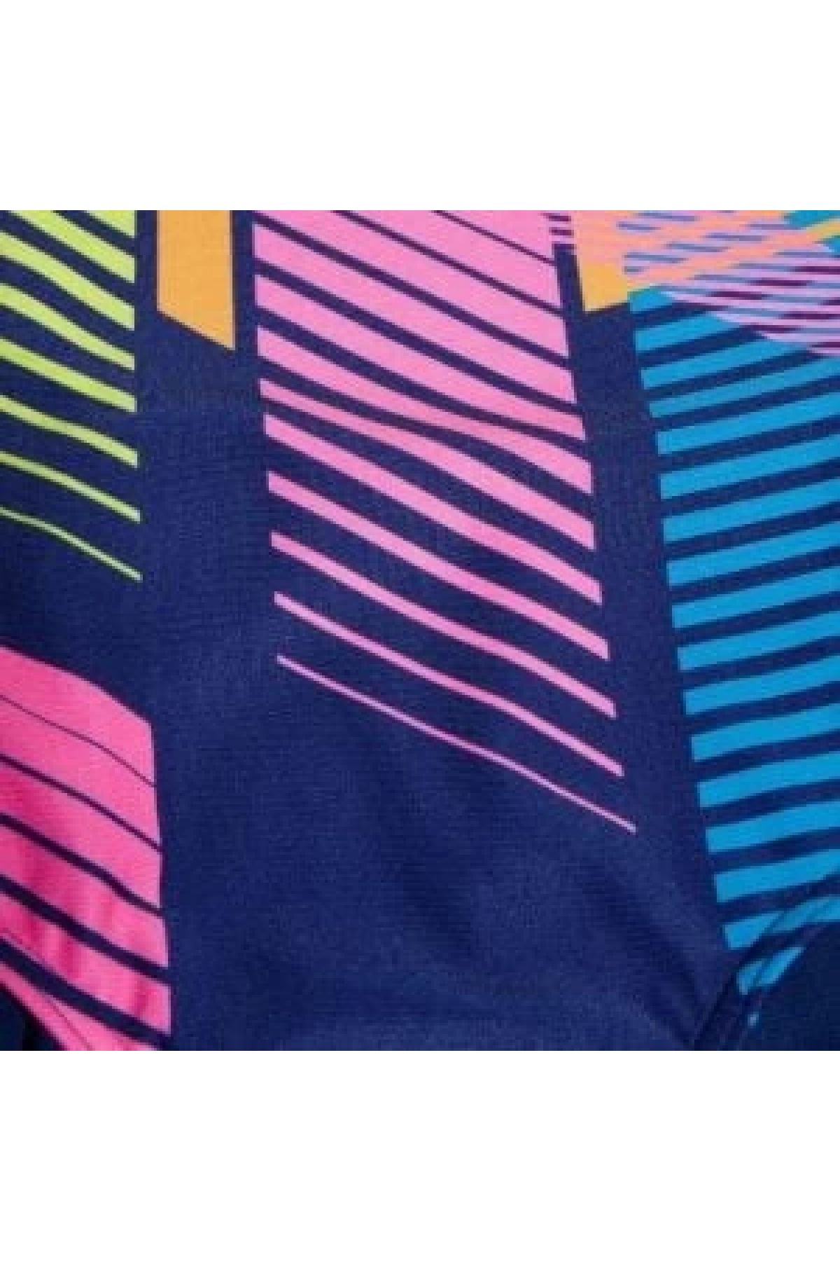 Speedo Digital Baskı Splashback Kız Çocuk Yüzücü Mayosu Gökkuşağı