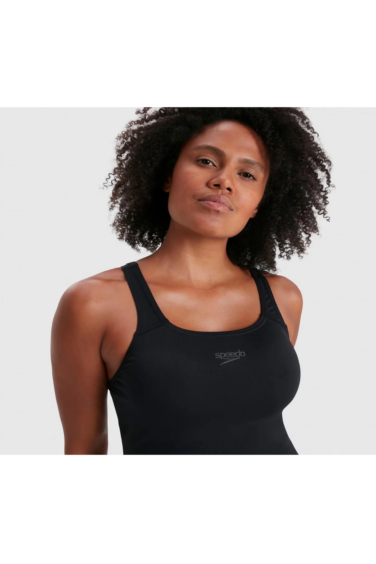 Speedo Eco Endurance Legsuit Kadın Yüzücü Mayosu Siyah