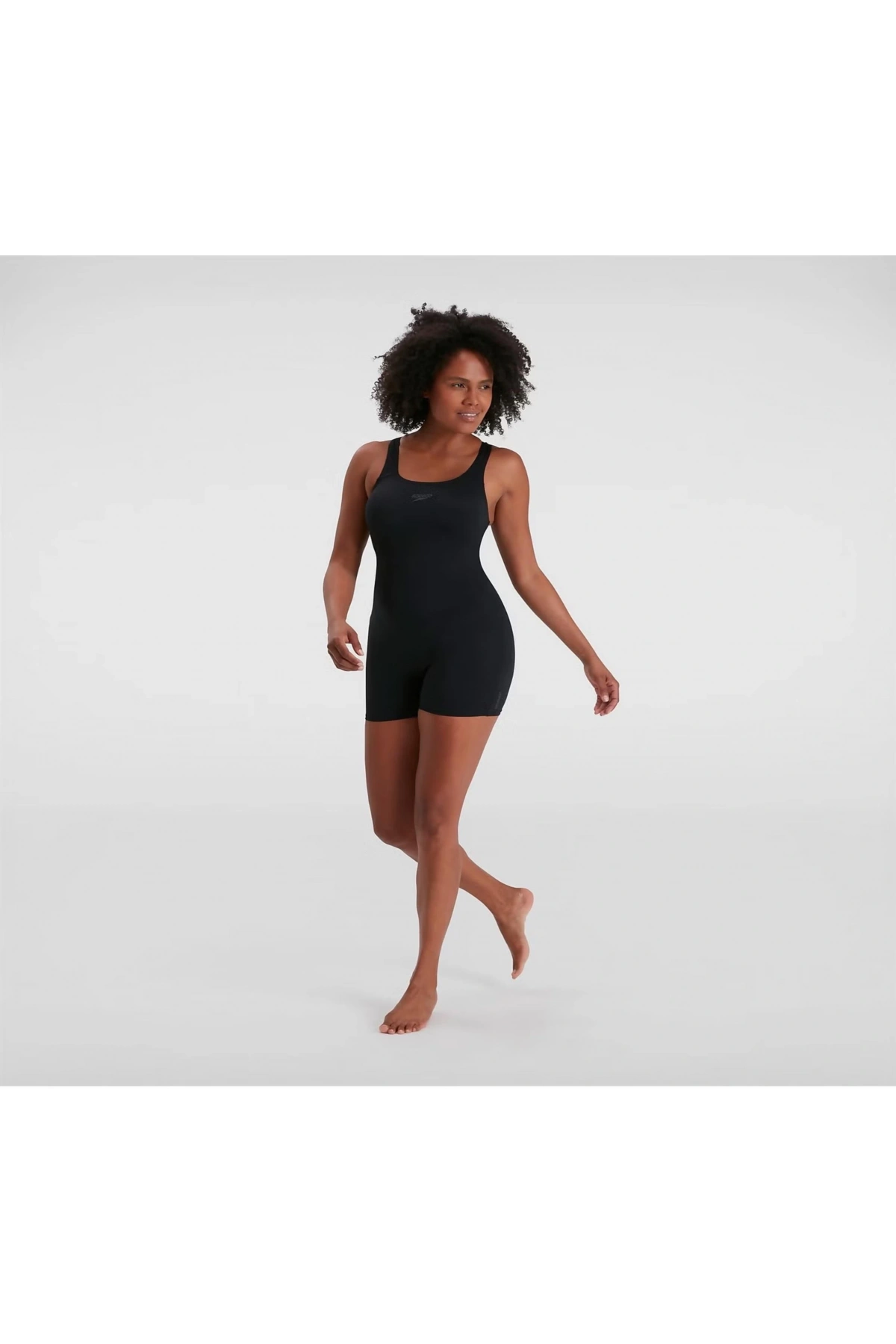 Speedo Eco Endurance Legsuit Kadın Yüzücü Mayosu Siyah