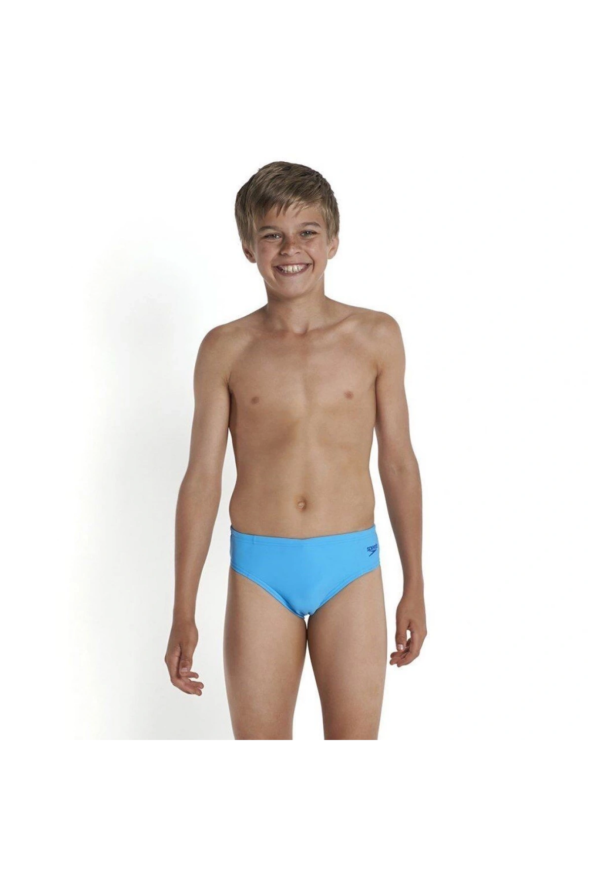 Speedo Logo Endurance 10 Brief Erkek Çocuk Yüzücü Mayosu Mavi