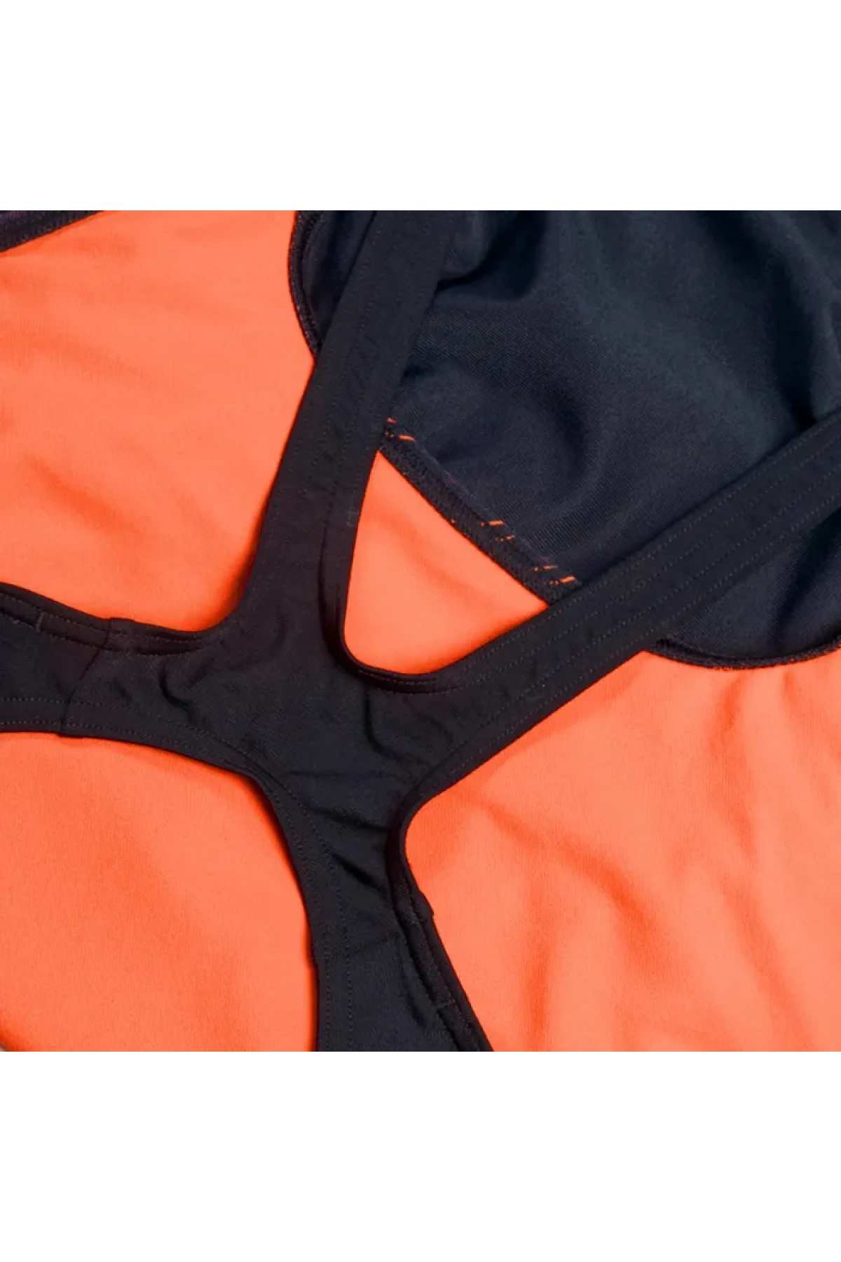 Speedo Hyper Boom Yerleştirmeli Kaslı Sırt Kadın Mayosu Siyah-Bordo