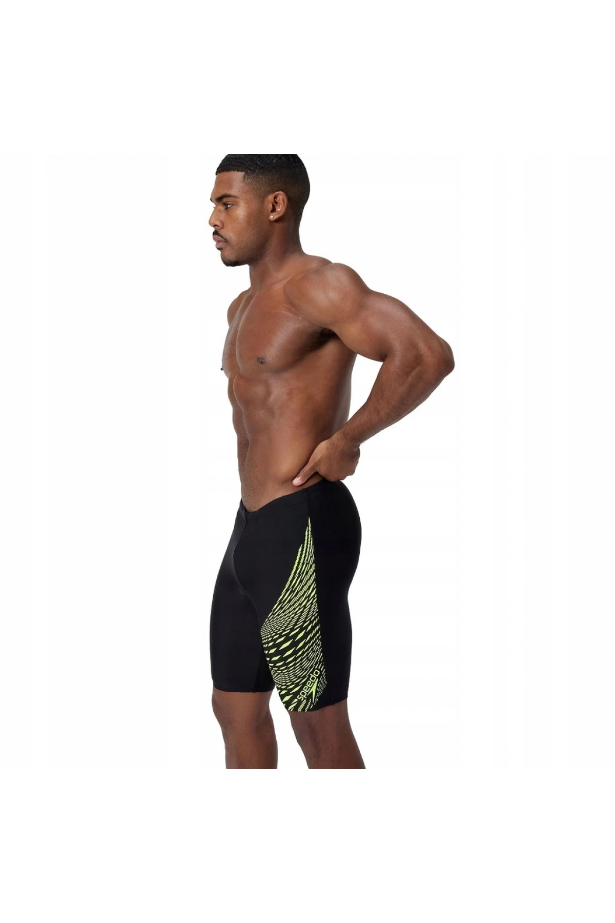 Speedo Medley Logo Jam-mer Erkek Mayo Şort Siyah-Yeşil