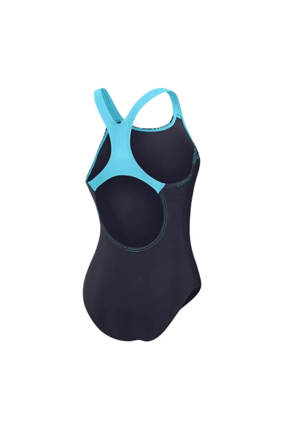 Speedo Medley Logo Kadın Yüzücü Mayosu Lacivert-Turkuaz