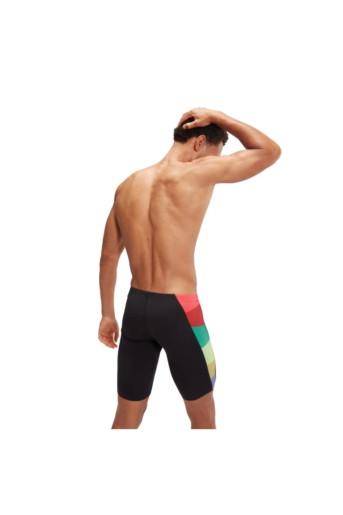Speedo Placement Digital V-Cut Jam-mer Erkek Yüzücü Mayosu Siyah-Renkli