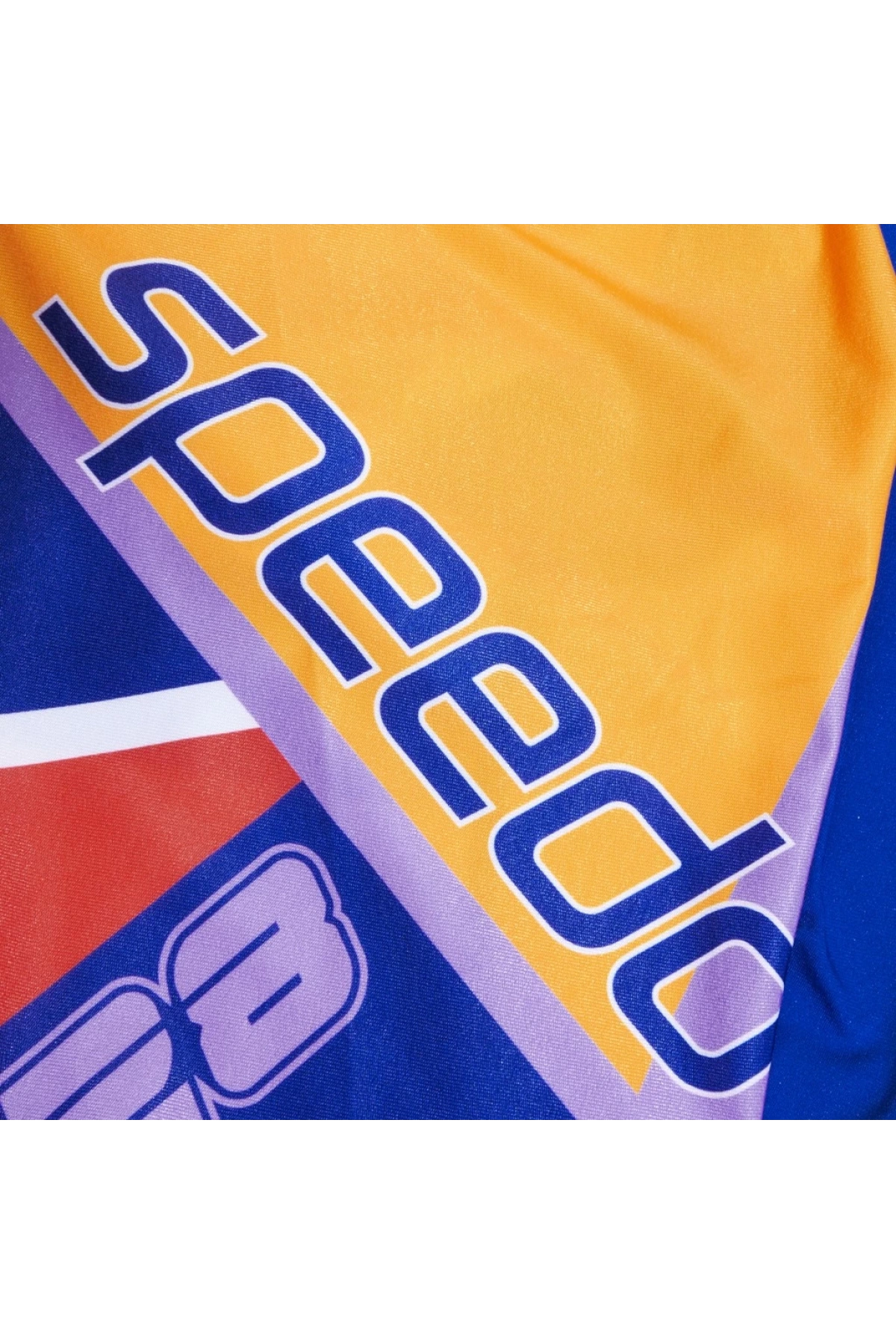 Speedo Placement V Cut Digital Jam-mer Erkek Çocuk Yüzücü Mayosu Mavi