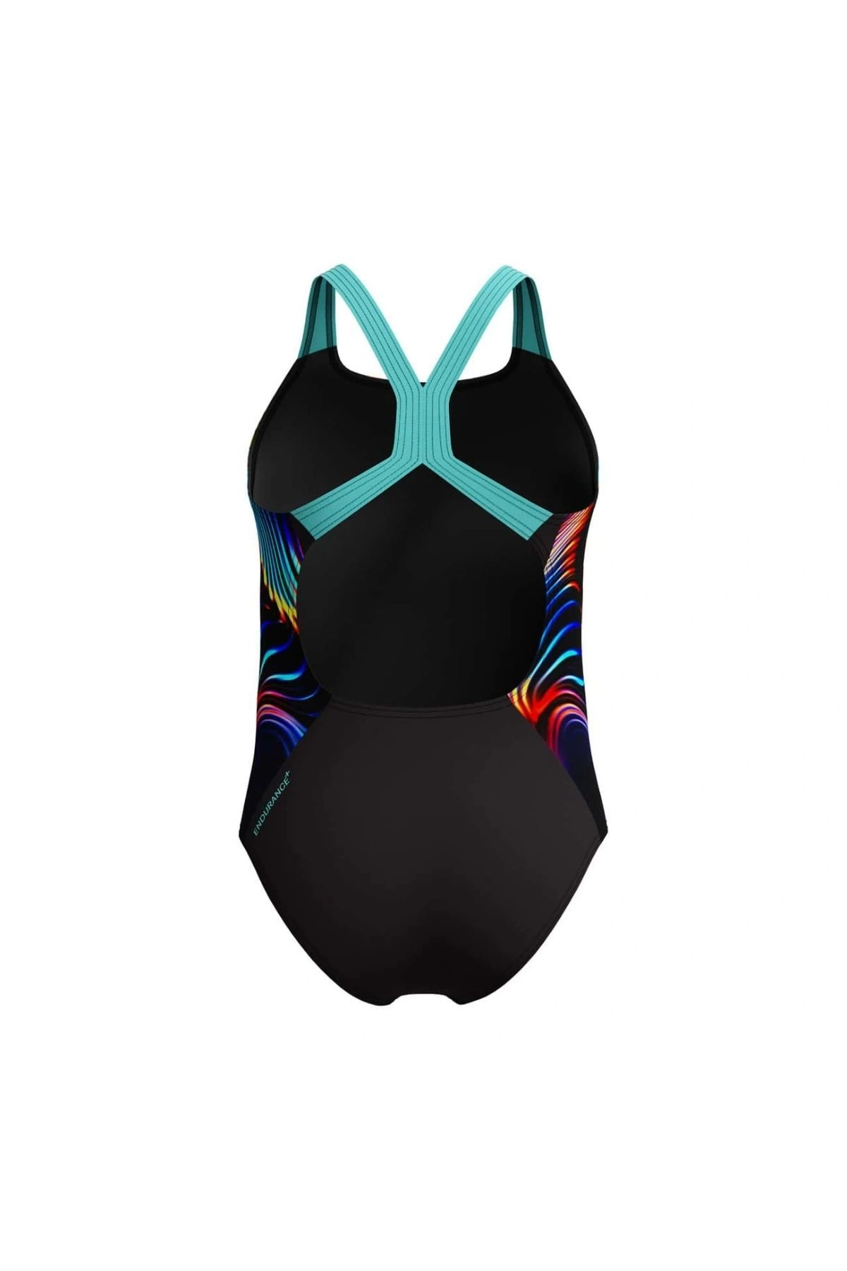 Speedo Pt Plmt Pwrbck Kız Çocuk Yüzücü Mayosu Turkuaz-Mavi