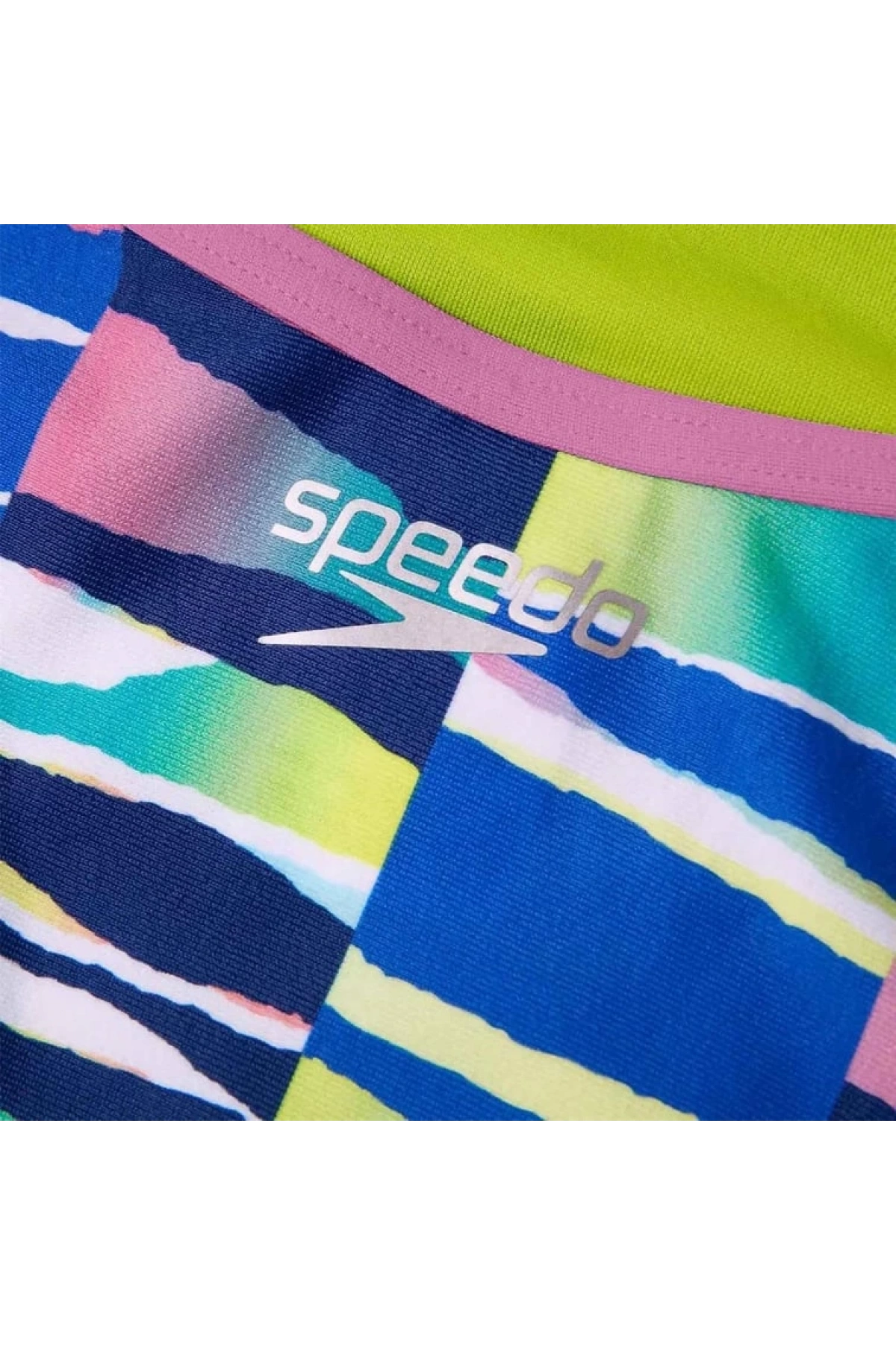 Speedo Rainbow Ripple Freestyler Kadın Yüzücü Mayosu Renkli