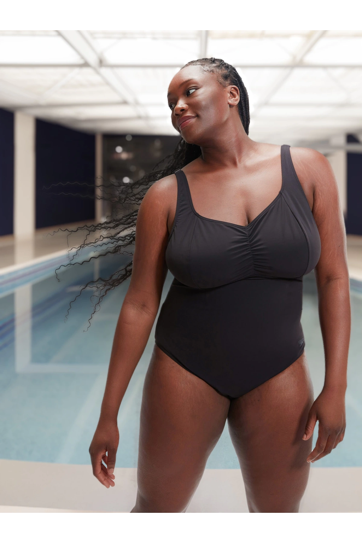 Speedo Spdscu Aquanıte Kadın Yüzücü Mayosu Siyah