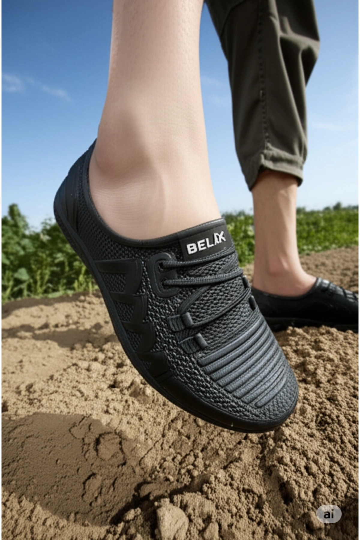 Spor Bahçe ve Tarım Erkek Ayakkabısı 40-45 Siyah