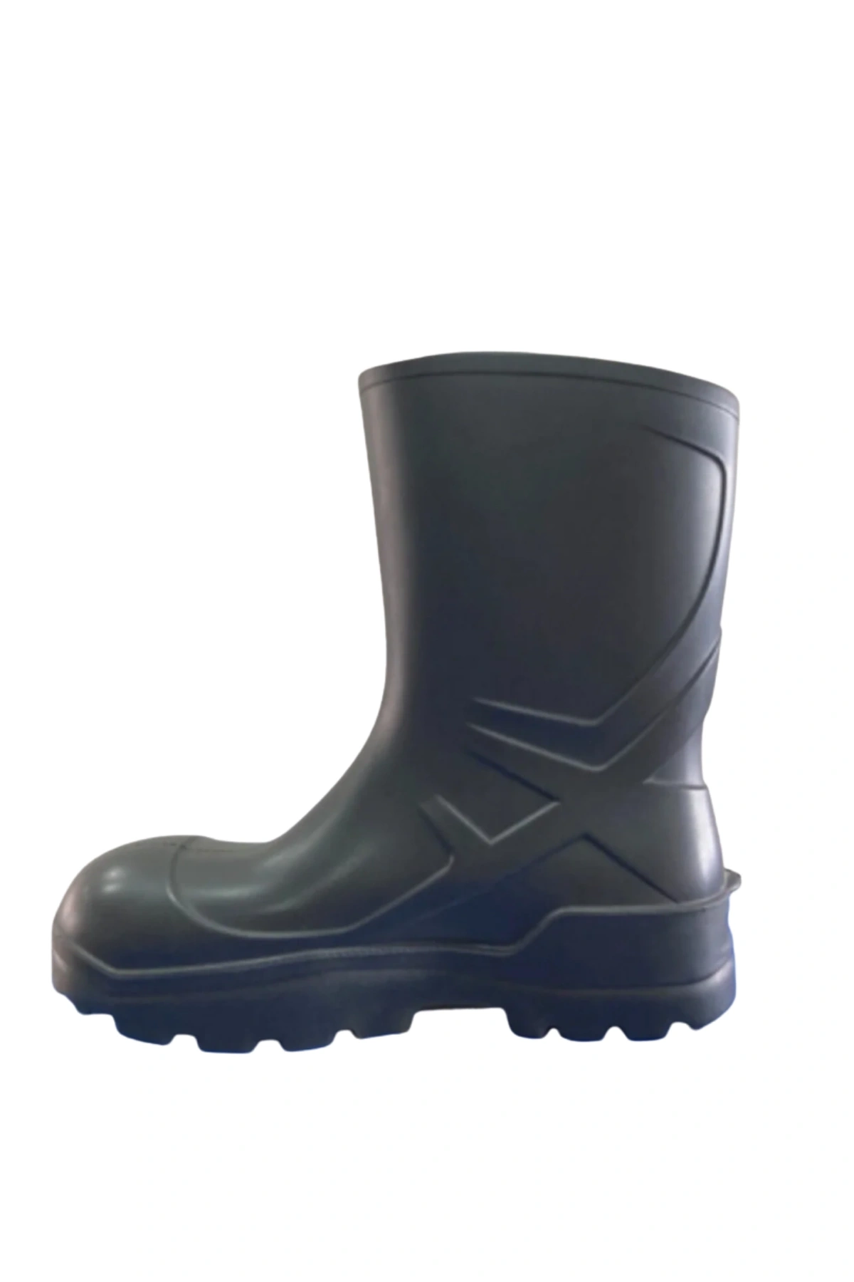 Techno Boots Poliüretan Soğuğa Dayanıklı Kısa Siyah Çizme