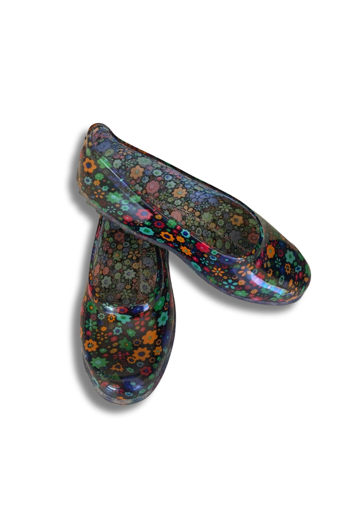 Zenne Çiçekli Bahçe ve Tarım Kadın Ayakkabısı 36-40 Yeşil