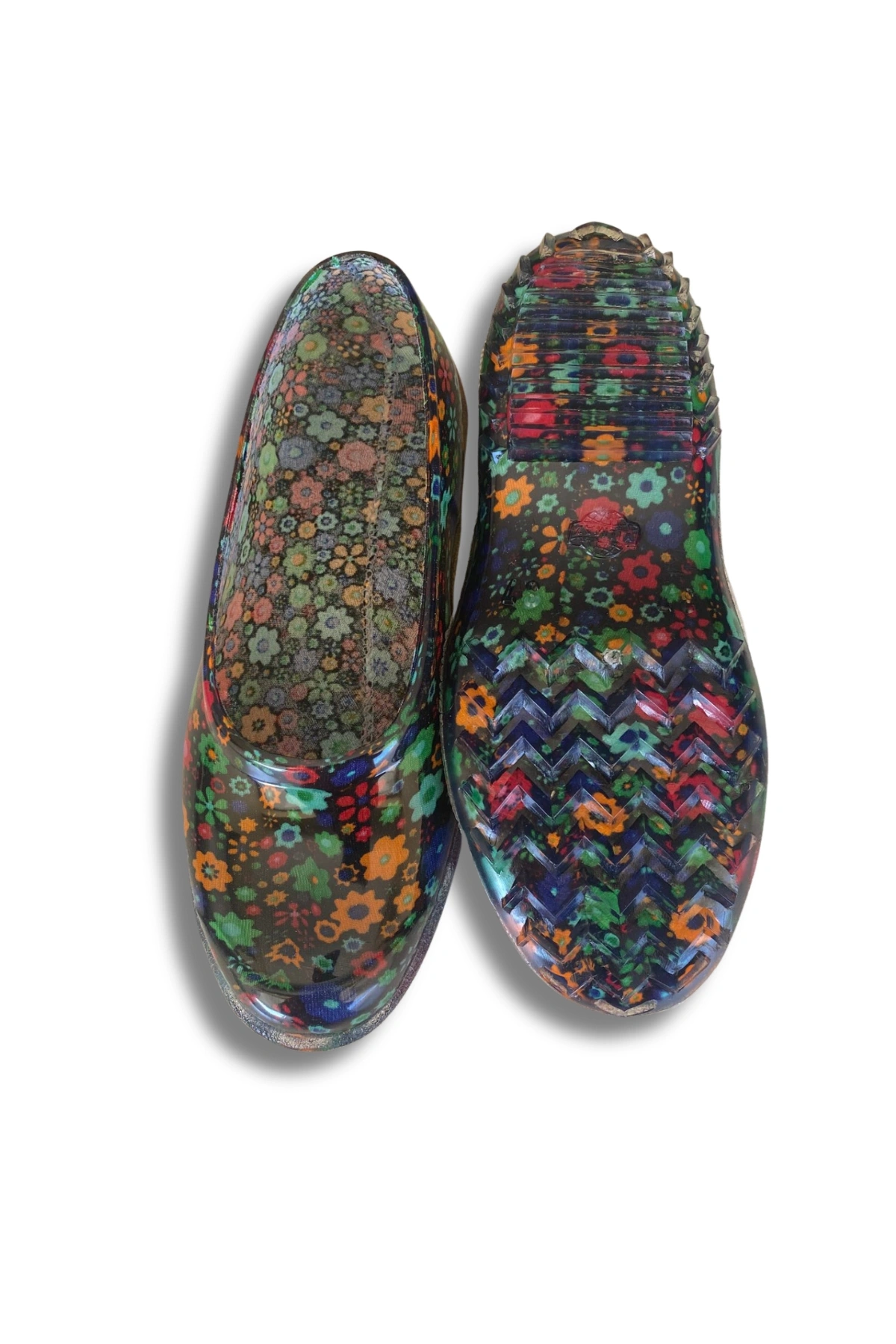 Zenne Çiçekli Bahçe ve Tarım Kadın Ayakkabısı 36-40 Yeşil