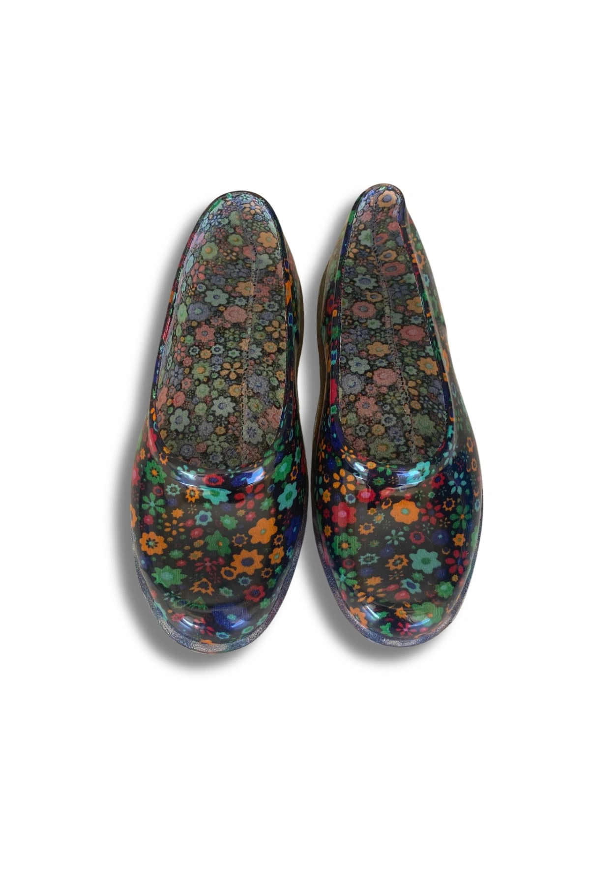 Zenne Çiçekli Bahçe ve Tarım Kadın Ayakkabısı 36-40 Yeşil