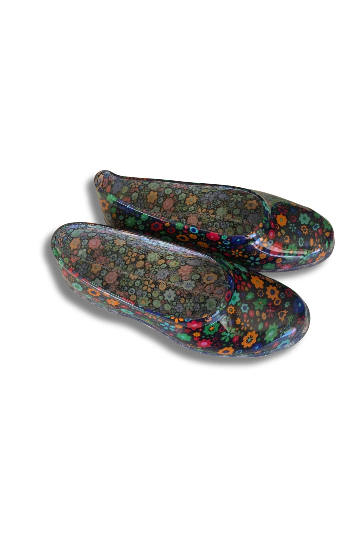 Zenne Çiçekli Bahçe ve Tarım Kadın Ayakkabısı 36-40 Yeşil