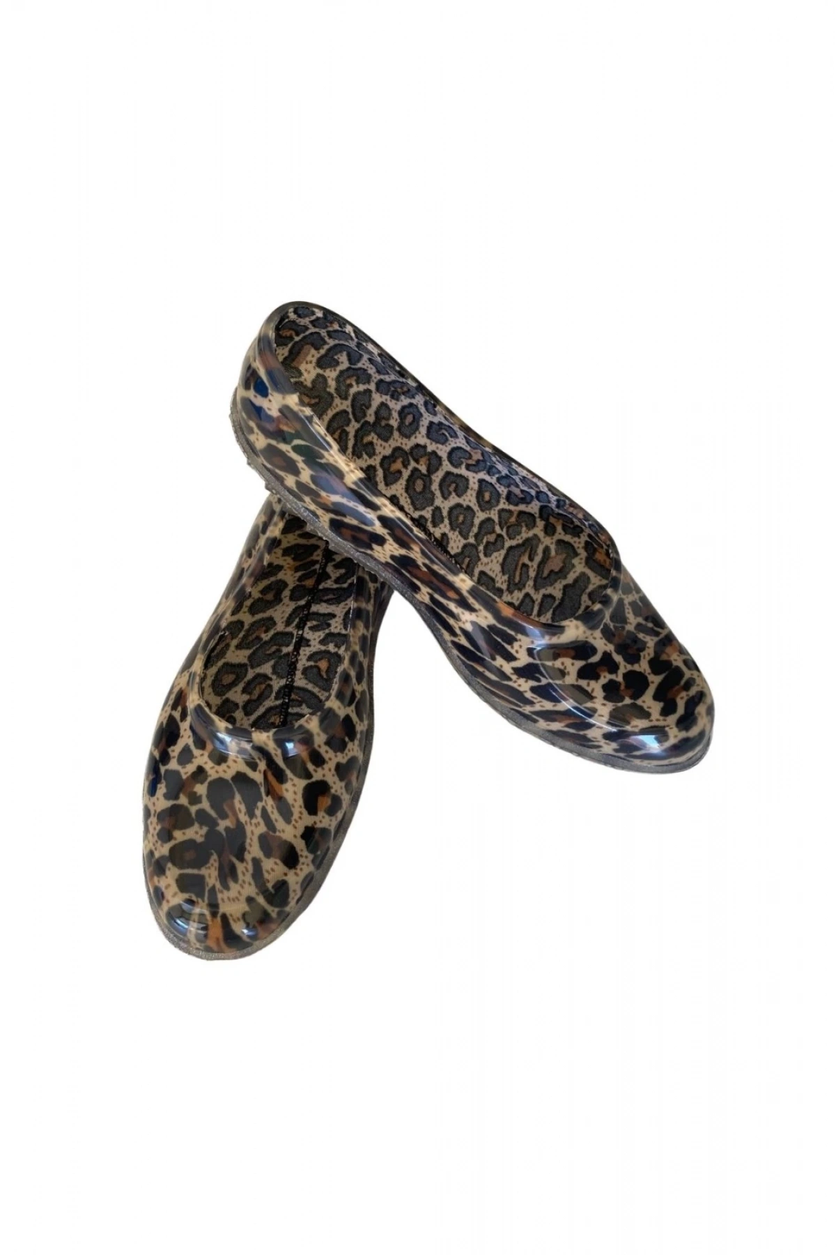 Zenne Çiçekli Bahçe ve Tarım Kadın Ayakkabısı 36-40 Leopar