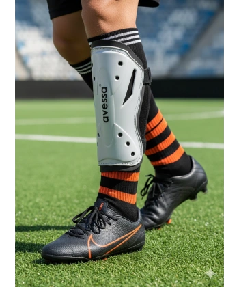 Avessa 8104 Çift Cırtlı Gri Tekmelik