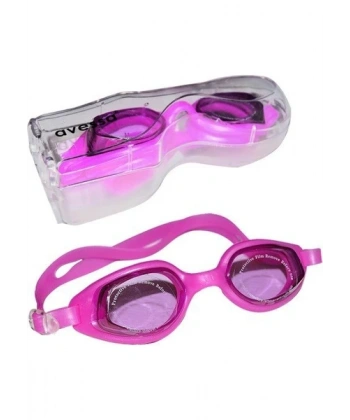 Avessa GS7 Kutulu Pembe Yetişkin Kadın Yüzücü Gözlüğü