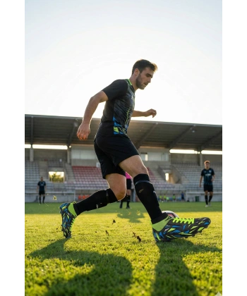 Dugana Çoraplı Krampon Ayakkabı 40-44 Siyah-Fosfor Sarı