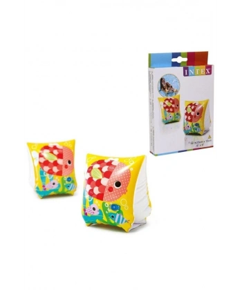 Intex 58652 Balık Desenli Kutulu Yüzme Kolluğu 23x15cm 3-6 Yaş