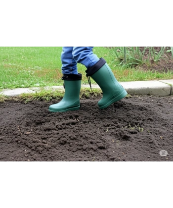 Konçlu Erkek Çocuk Yağmur Çizmesi 26-35 Yeşil