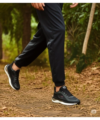 Lescon Flex Foam Miura-2 Erkek Spor Ayakkabı Siyah-Bordo