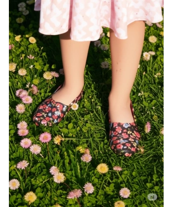 Patik Çiçekli Bahçe ve Tarım Kız Çocuk Ayakkabısı 21-28 Pempe