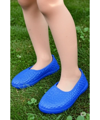 Patik Makosen Bahçe ve Tarım Kız Çocuk Ayakkabısı 26-30 Mavi