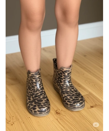 Potin Kadın Yağmur Botu 36-40 Leopar